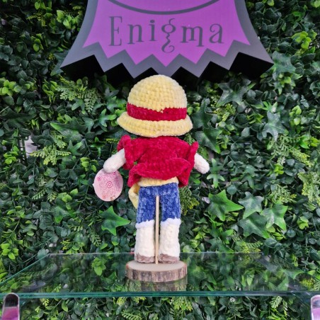 Amigurumi Lana Gruesa One Piece Luffy