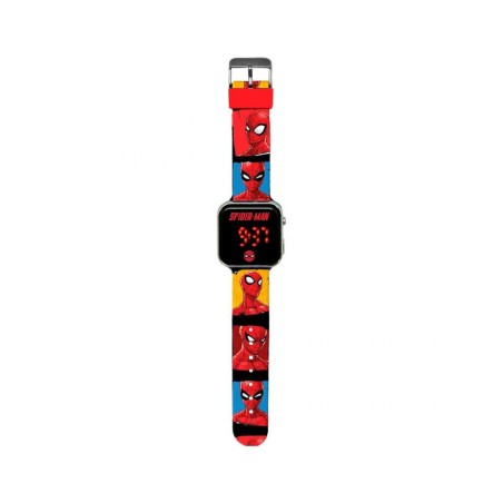 Reloj Led Spiderman Marvel Niño