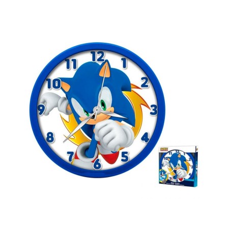 Reloj De Pared Sonic The Hedgehog