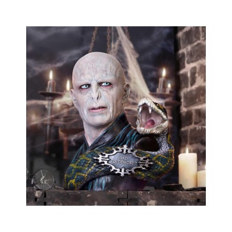 Figura Busto Lord Voldemort & Nagini 30cm