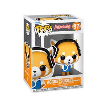 Funko Pop Aggretsuko Sanrio Con Auriculares 97 2
