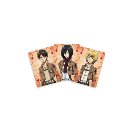 Attack on Titan baraja de cartas