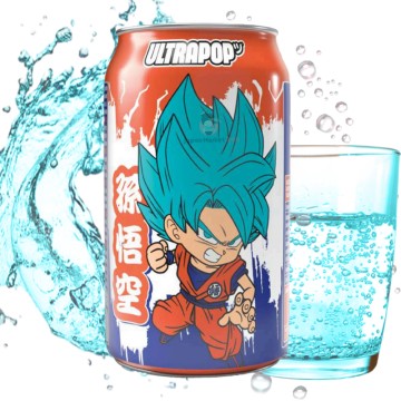 Refresco SodaCan Dragon Ball Goku sabor fresa y plátano...