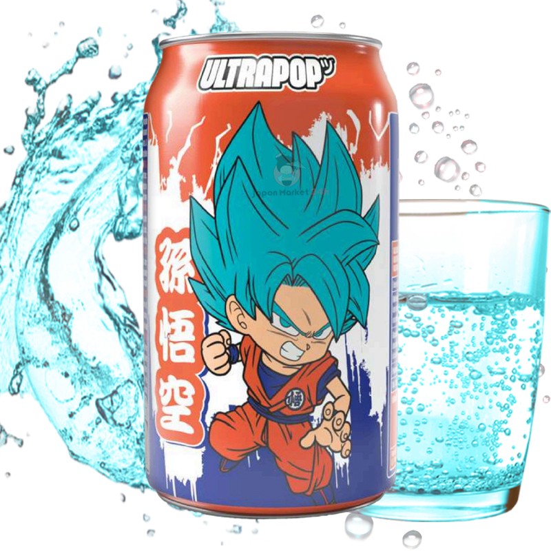 Refresco SodaCan Dragon Ball Goku sabor fresa y...