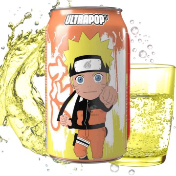 Refresco SodaCan edición Naruto sabor naranja
