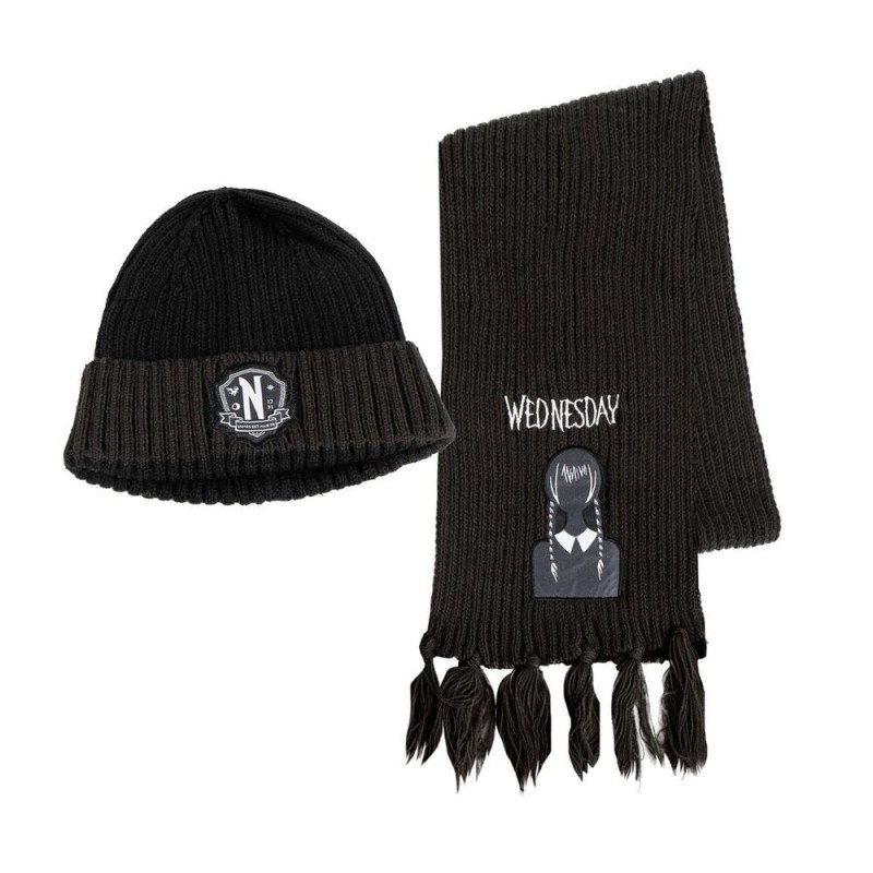 Set gorro y bufanda Miércoles