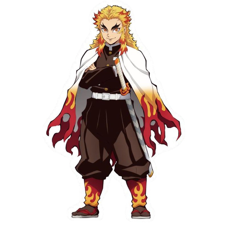 Lámpara Neon Kimetsu no Yaiba Rengoku