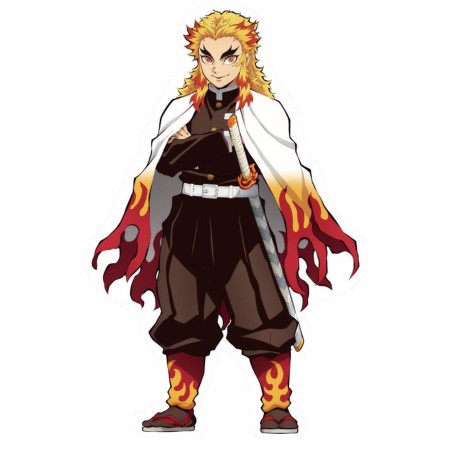 Lámpara Neon Kimetsu no Yaiba Rengoku