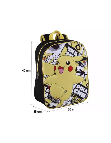 Mochila Happy Pikachu Pokemon 40cm