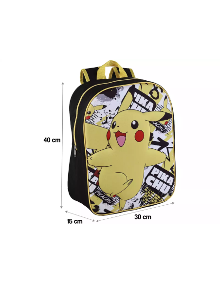 Mochila Happy Pikachu Pokemon 40cm