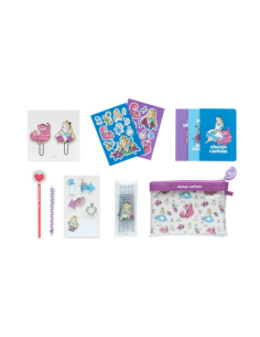 Set de papelería Alicia en el País de las Maravillas