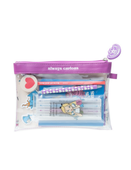 Set de papelería Alicia en el País de las Maravillas