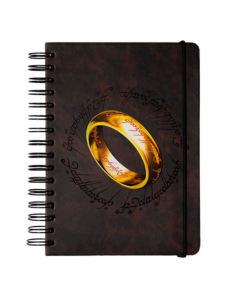 Cuaderno tapa forrada A5 El Señor de los Anillos