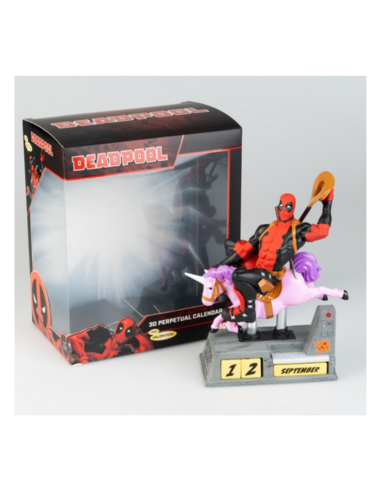 Calendario perpetuo3D Marvel Deadpool