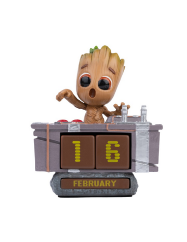 Calendario perpetuo 3D Marvel Groot Death Button