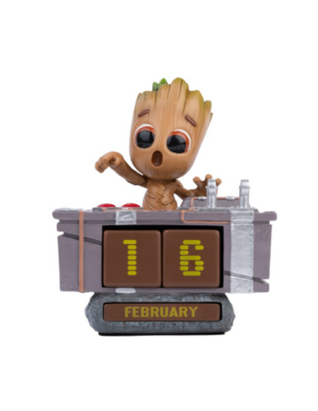 Calendario perpetuo 3D Marvel Groot Death Button