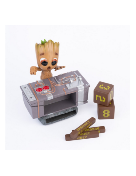 Calendario perpetuo 3D Marvel Groot Death Button