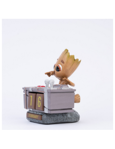 Calendario perpetuo 3D Marvel Groot Death Button