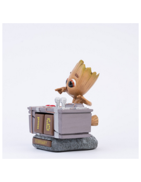 Calendario perpetuo 3D Marvel Groot Death Button