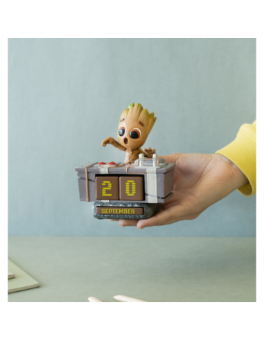 Calendario perpetuo 3D Marvel Groot Death Button