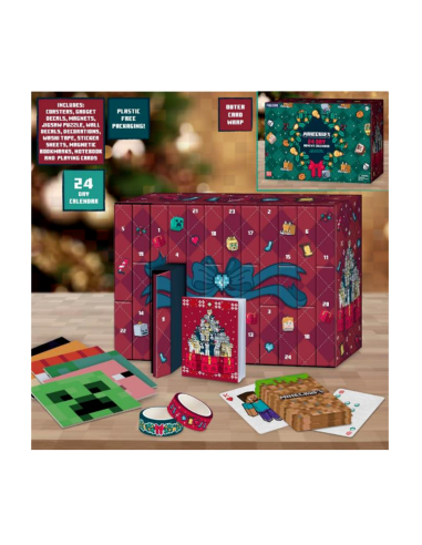 Calendario de Adviento Minecraft 24 Regalos...