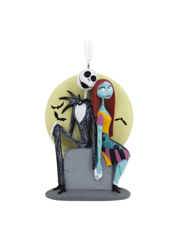 Figura decorativa Jack & Sally en la luna...