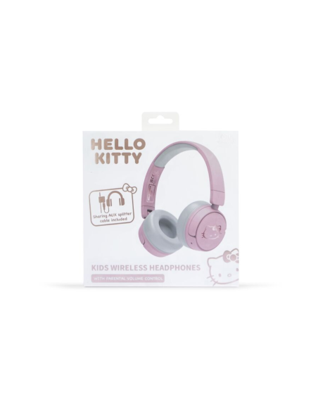 Auriculares Kids BT Hello Kitty Rosa