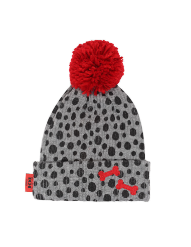 Gorro Pompón Cachorro Dalmata espiando Talla única
