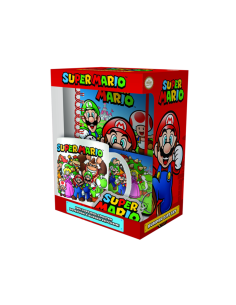 Set de regalo Taza, Cuaderno, Llavero y Posavasos Super...