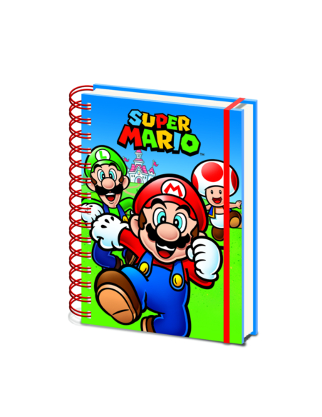 Set de regalo Taza, Cuaderno, Llavero y Posavasos Super Mario