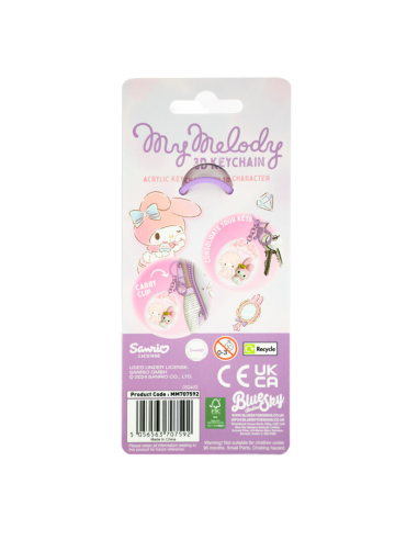 Llavero de personaje HK My Melody Sario