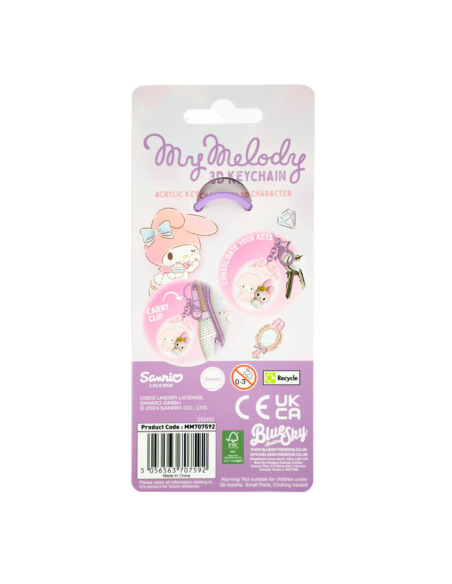 Llavero de personaje HK My Melody Sario