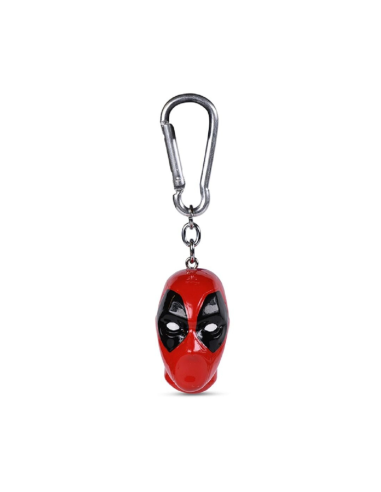 Llavero 3D Poliresina Logo Deadpool