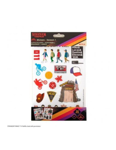 Pegatinas Stranger Things temporada 1. PVC y...