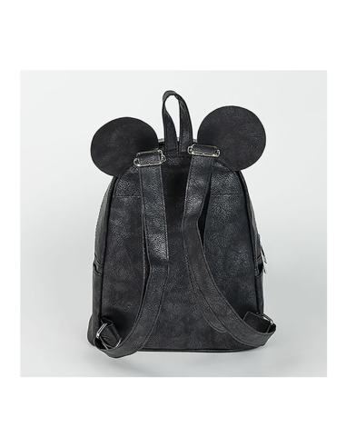 Mochila Minnie Mouse negra con lazo
