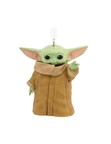 Figura decorativa Grogu de pie resina 7,5 cm