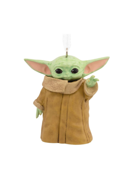 Figura decorativa Grogu de pie resina 7,5 cm