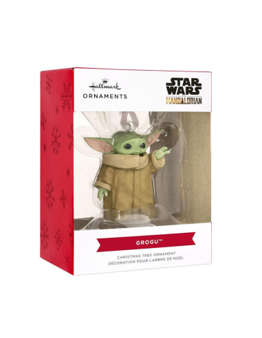 Figura decorativa Grogu de pie resina 7,5 cm