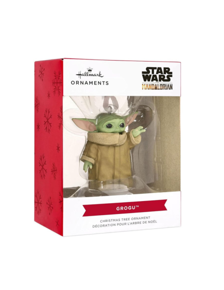 Figura decorativa Grogu de pie resina 7,5 cm