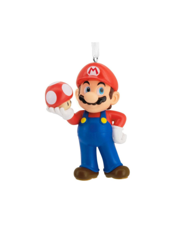 Figura decorativa Súper Mario con seta PVC 7 cm