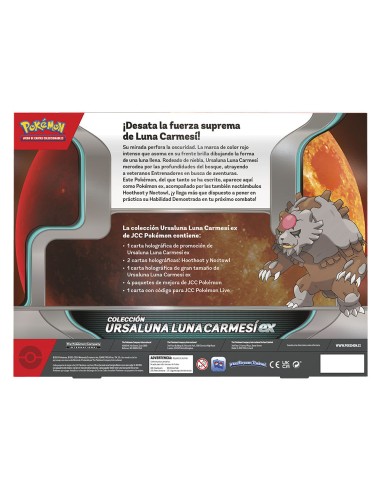 Blister cartas Ursaluna Luna Carmesi Pokemon...