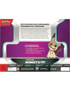 Blister cartas Mimikyu Ex Pokemon español 2