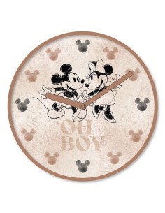 Reloj de pared Disney Micke & Minnie Blush