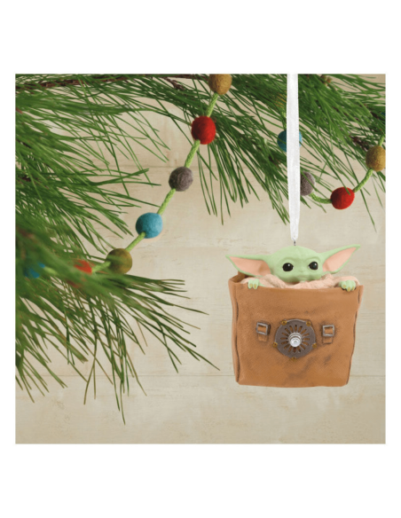 Figura decorativa Grogu en bolsa resina 7cm