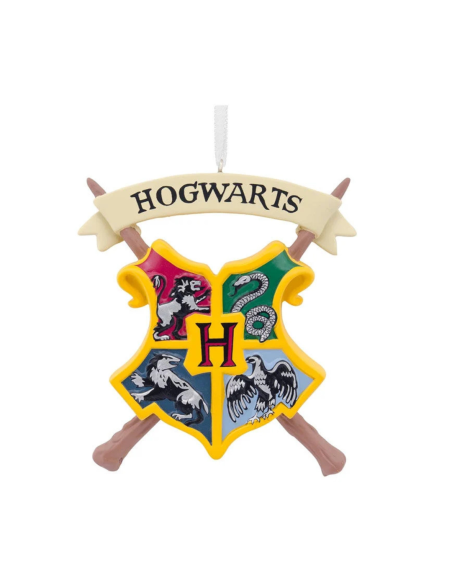 Figura decorativa Escudo de Hogwarts, Harry Potter resina 7,5 cm
