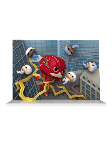 Figura POP Moment DC Comics The Flash Baby Rescue