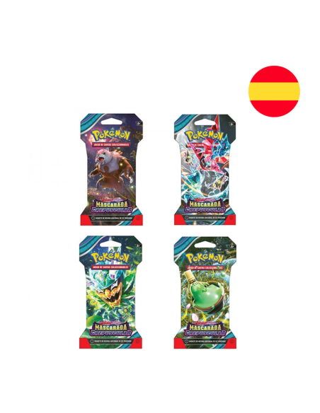 Sobre cartas Mascarada Crespuscular Pokemon Español