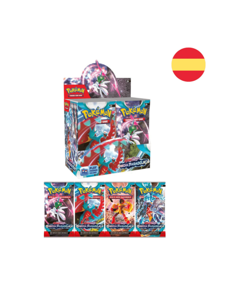 Sobre cartas Brecha Paradojica Escarlata & Purpura Pokemon español