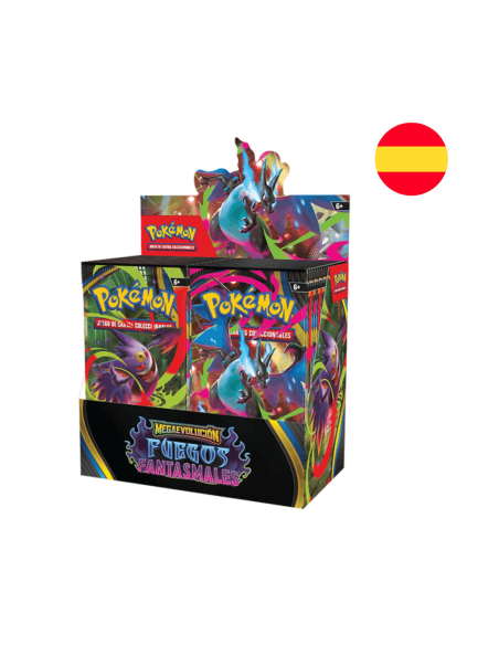 Sobre cartas Fuegos Fantasmales Pokemon español surtido