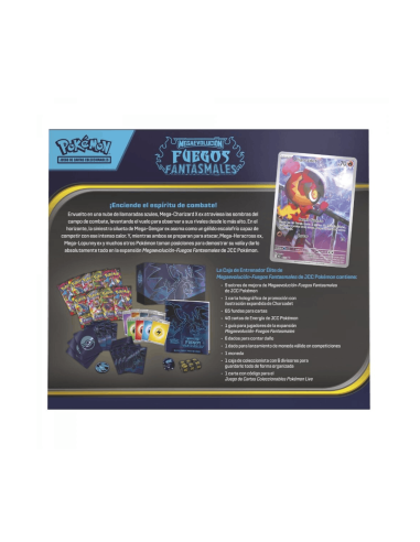 Estuche Entrenador Elite juego cartas Fuegos...